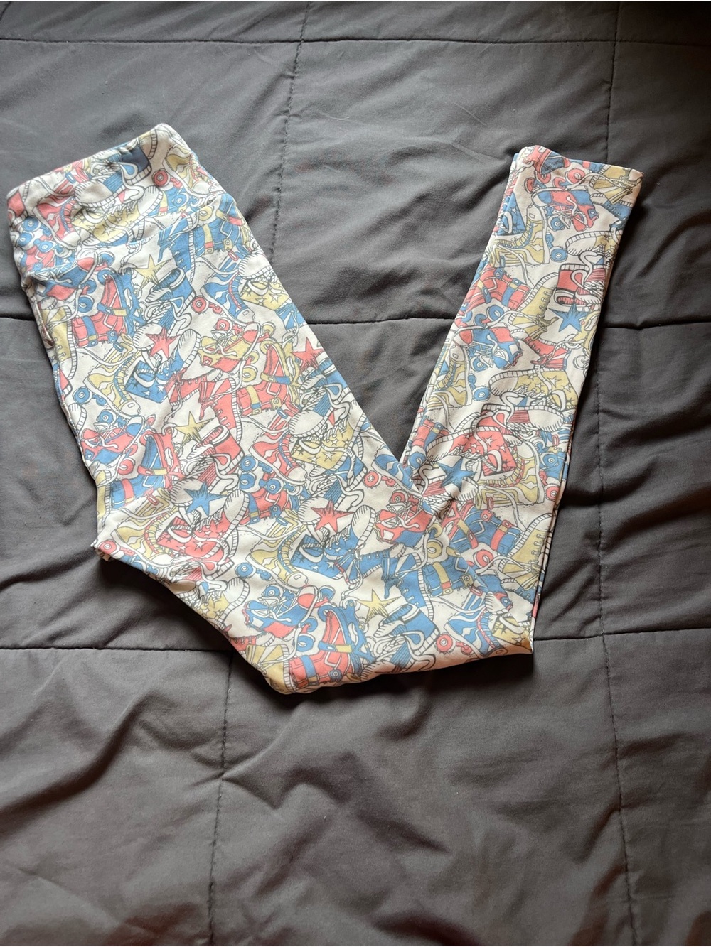LuLaRoe High Top Sneaker and Roller Skate Leggings